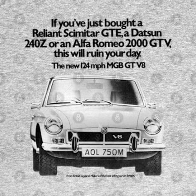 MGB GT - advert by Throwback Motors